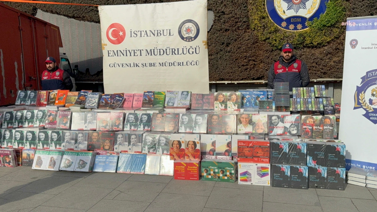 İstanbul'da 94 bin 587 korsan kitap ele geçirildi