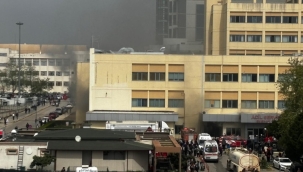 Akdeniz Üniversitesi Hastanesi'nde yangın