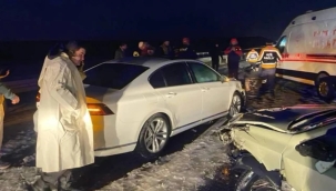 Aksaray'da zincirleme kaza: 10 yaralı