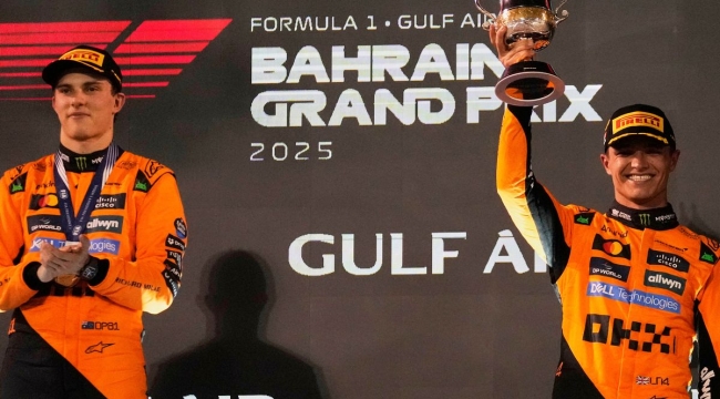 F1 Bahreyn Grand Prix'sini Oscar Piastri kazandı
