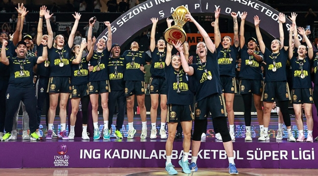 Kadınlar Basketbol Süper Ligi'nde şampiyon FB