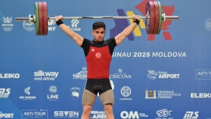 Milli halterci Kaan Kahriman Avrupa Şampiyonu