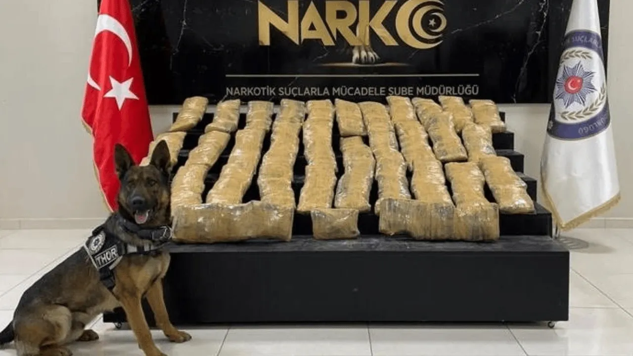 Van'da 32 kg uyuşturucu ele geçirildi: 2 gözaltı