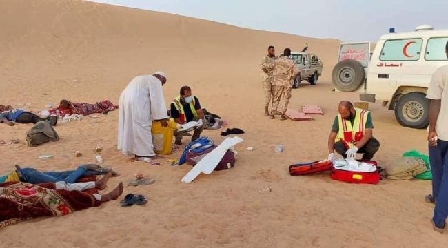 34 Sudanlı kaçak Libya çöllerinde mahsur kaldı