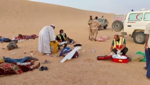 34 Sudanlı kaçak Libya çöllerinde mahsur kaldı