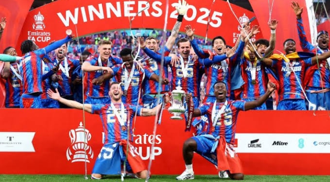 FA Cup'ta şampiyon Crystal Palace