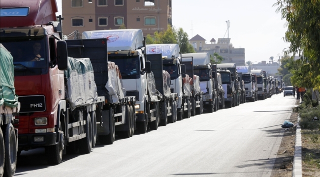 Gazze'ye 81 gün sonra yardım girdi