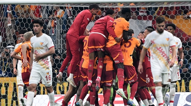 Süper Lig'de şampiyon Galatasaray oldu