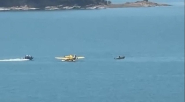 Adana'da yangın söndürme uçağı düştü: 2 yaralı