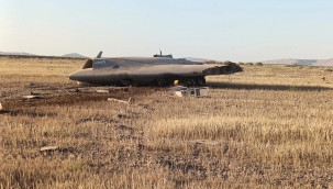 Konya'da tatbikatta ANKA-3 prototipi düştü