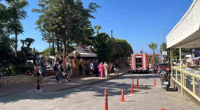 Alanya'da otel yangını