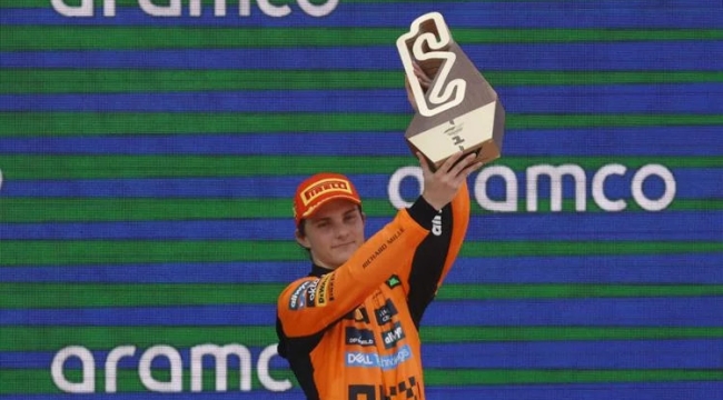F1 İspanya Grand Prix'sinde kazanan Oscar Piastri