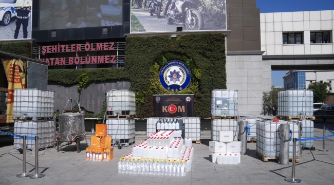 İstanbul'da sahte içki operasyonu: 9 gözaltı