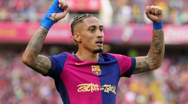 La Liga'da sezonun oyuncusu Raphinha seçildi