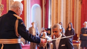 Londra Belediye Başkanı Khan, şövalye ilan edildi