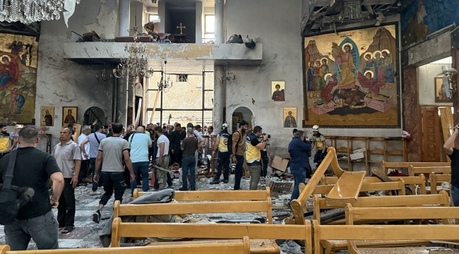 Şam'da kiliseye bombalı saldırı: 20 ölü, 52 yaralı