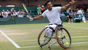 Ahmet Kaplan, Wimbledon'da yarı finalde elendi