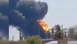 İran'da petrol rafinerisinde yangın: 1 can kaybı