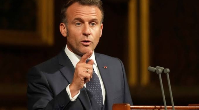 Macron: "Fransa, Eylül'de Filistin'i tanıyacak"