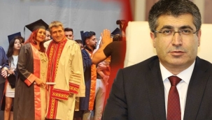 Rektörden hanımına büyük kolaylık