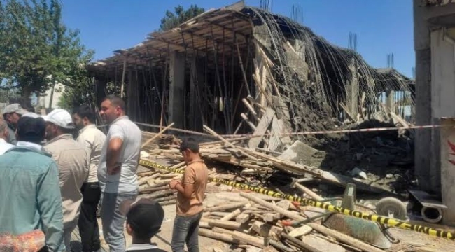 Şanlıurfa'da inşaatta tabla çöktü: 7 yaralı