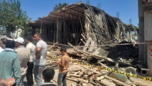 Şanlıurfa'da inşaatta tabla çöktü: 7 yaralı