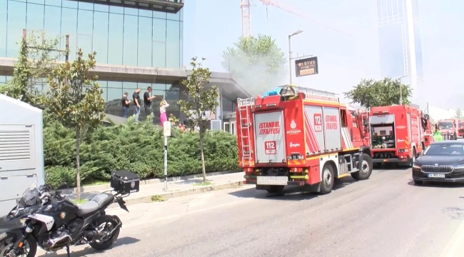 Şişli Tapu Müdürlüğü'nde yangın