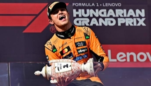 F1 Macaristan GP'sinde kazanan Lando Norris
