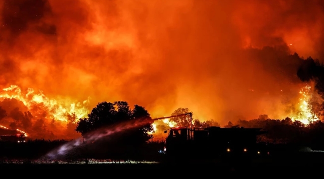 Gelibolu'da orman yangını: 5 köy tahliye edildi