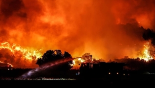Gelibolu'da orman yangını: 5 köy tahliye edildi