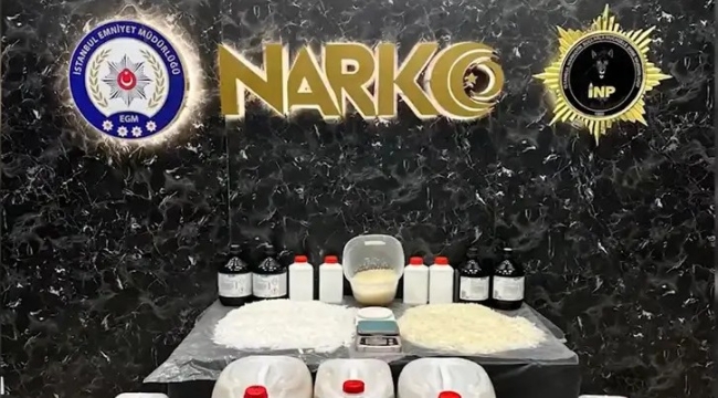 İstanbul'da 218 kg metamfetamin ele geçirildi