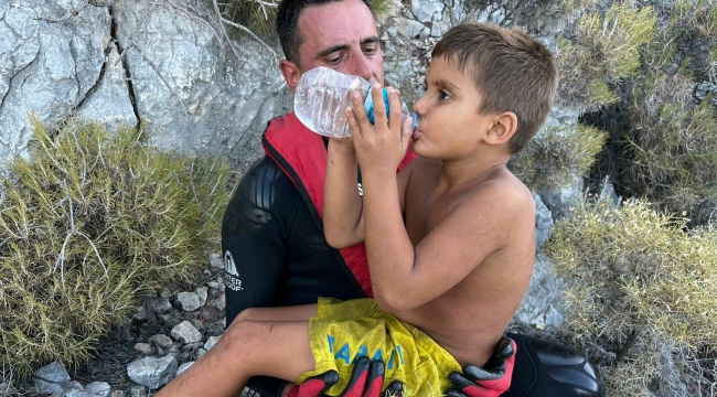 Muğla'da denizde kaybolan 2 çocuk kurtarıldı