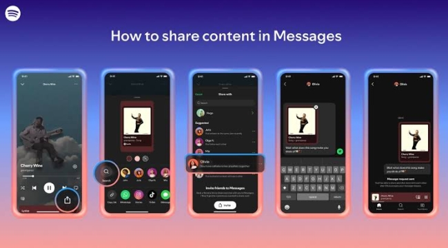 Spotify'a mesajlaşma özelliği geliyor