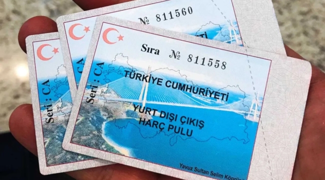 710 TL'lik yurt dışı çıkış harcı 1000 TL oldu