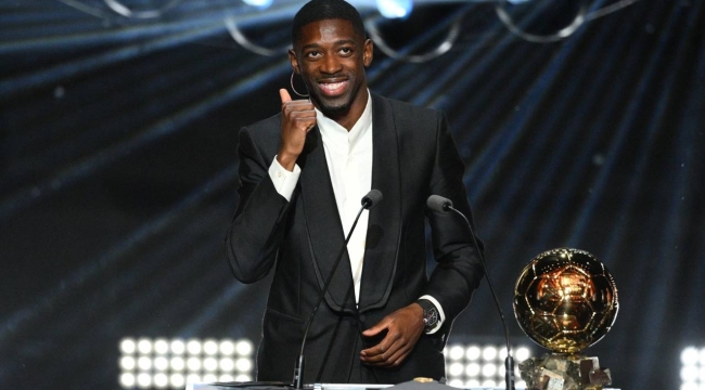Ballon d'Or ödülünü Ousmane Dembele kazandı
