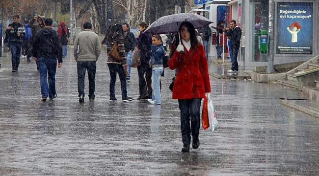 Meteoroloji'den 11 il için sağanak yağış uyarısı