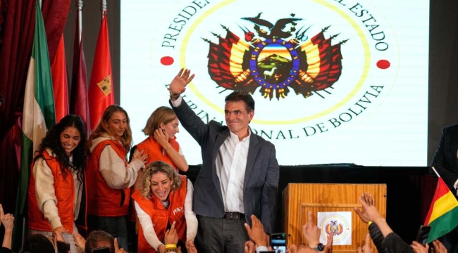 Bolivya'nın yeni Devlet Başkanı Rodrigo Paz oldu