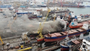 İstanbul'da tersanede patlama: 1 ölü, 4 yaralı