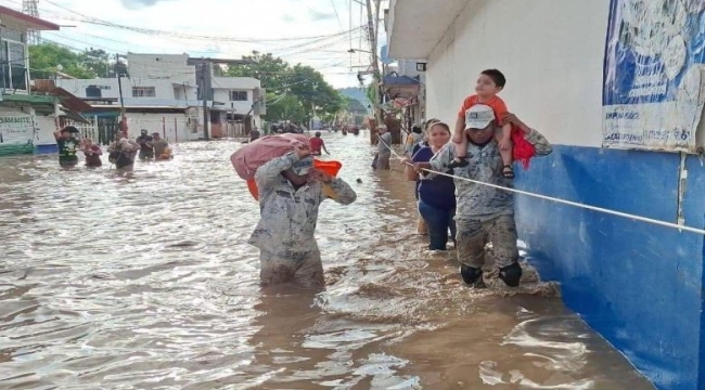 Meksika'da sel felaketi: Ölü sayısı 66'ya çıktı