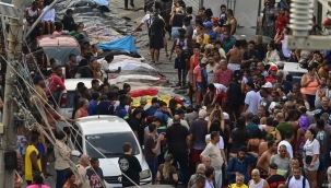 Rio'da polis-kartel çatışması: En az 132 ölü