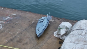 Trabzon'da insansız deniz aracı bulundu