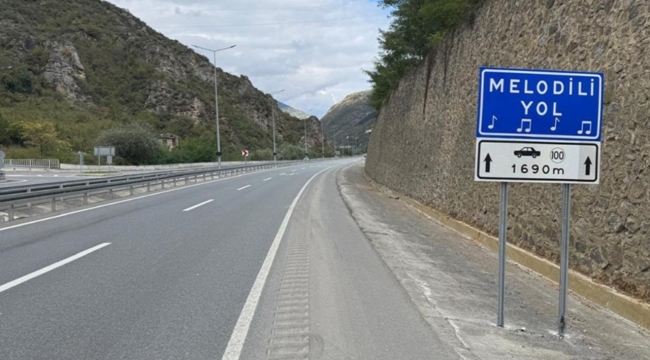Türkiye'nin 3. melodili yolu Trabzon'da