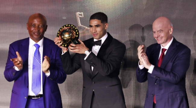 Afrika'da yılın futbolcusu Hakimi seçildi