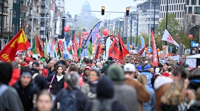 Belçika'da 3 günlük grev başladı