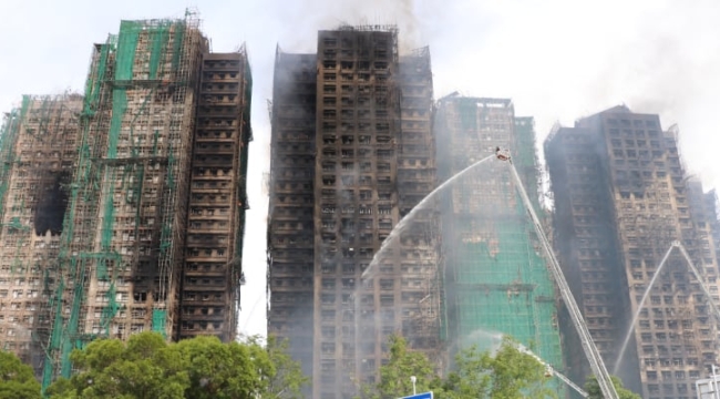 Çin'de sitede yangın: Can kaybı 55'e yükseldi