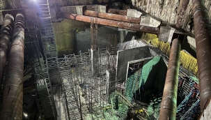 İstanbul'da metro inşaatında iskele çöktü: 1 ölü