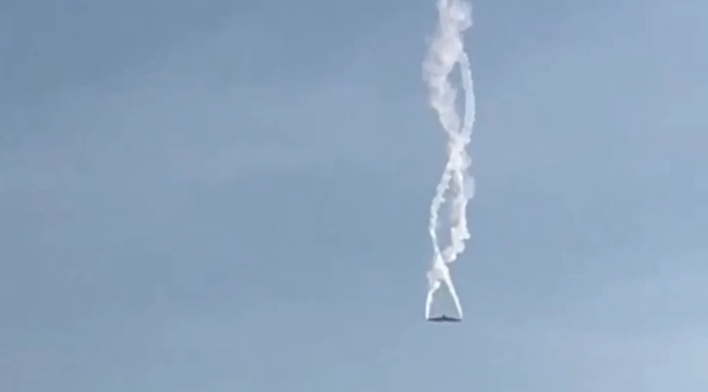 TSK'ya ait kargo uçağı Gürcistan'da düştü