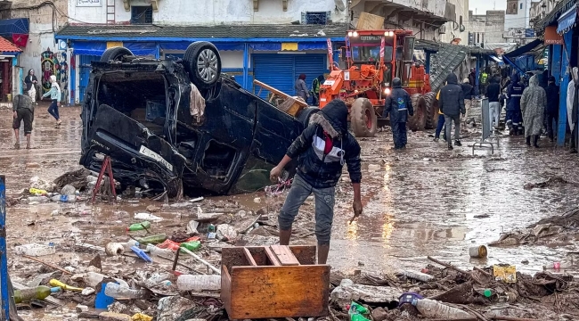Fas'ta sel ve fırtına: 37 can kaybı