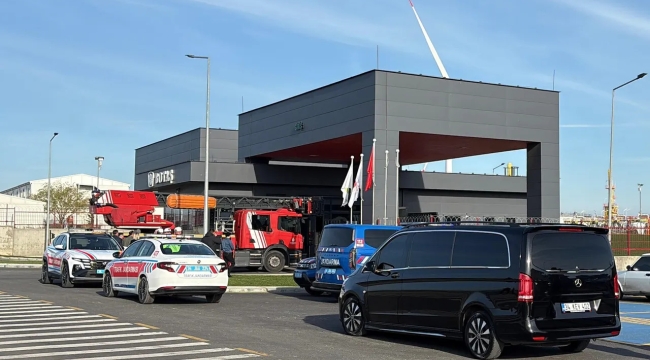İstanbul'da BOTAŞ tesisinde yangın