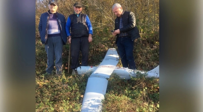 İzmit'te arazide Rus yapımı İHA bulundu 